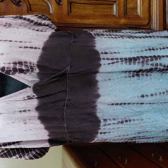 Club Z Collection Oversized V Neck Beach Cover Dress L - Picture 3 of 13